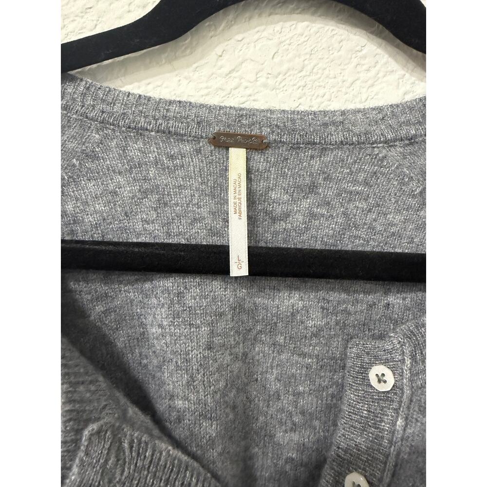 Free People Porta Cashmere Henley Sweater - Picture 5 of 7